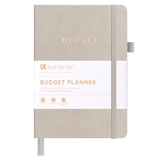 &And Per Se Budget Planner – Undated Financial Planner & Expense Tracker - Soft Cement