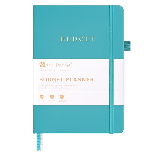 &And Per Se Budget Planner – Undated Financial Planner & Expense Tracker - Cerulean Blue