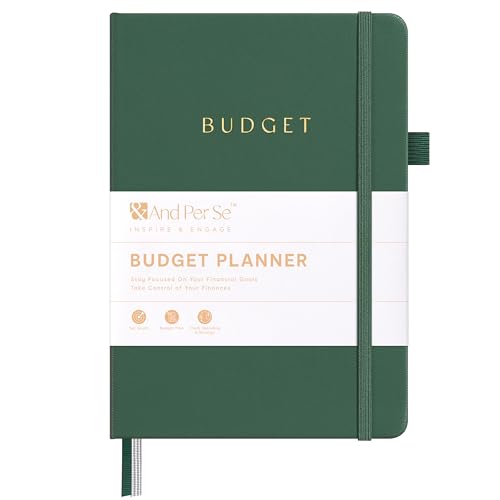 &And Per Se Budget Planner – Undated Financial Planner & Expense Tracker - Forest Green