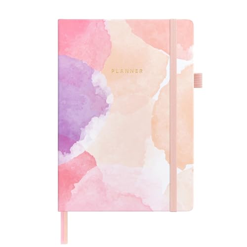 &And Per Se Undated Academic Planner – A5 Hardcover - Blush Watercolor
