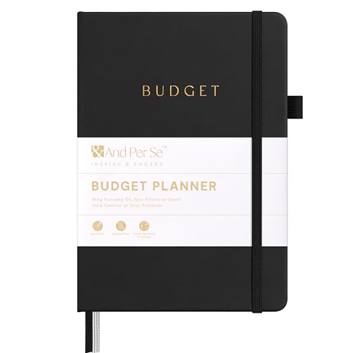 &And Per Se Budget Planner – Undated Financial Planner & Expense Tracker - Black