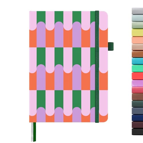 &And Per Se A5 Hardcover Journal Notebook – Multiple Paper Styles - Color Block