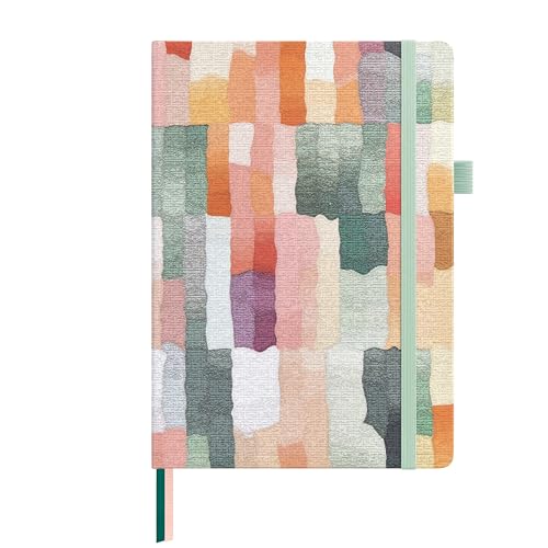 &And Per Se A5 Hardcover Journal Notebook – Multiple Paper Styles - Colorful Stripes