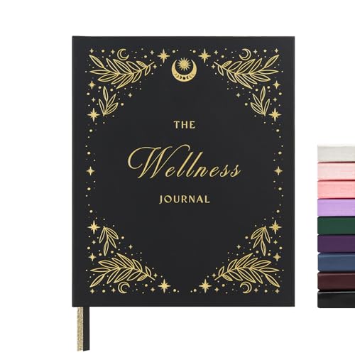 &And Per Se Wellness Journal – Undated Self Care & Mental Health Planner - Stardust Black