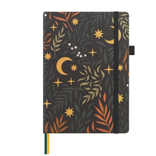 &And Per Se A5 Hardcover Journal Notebook – Multiple Paper Styles - Lunar Leaf