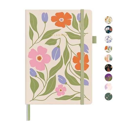 &And Per Se Undated Academic Planner – A5 Hardcover - Botanical Floral