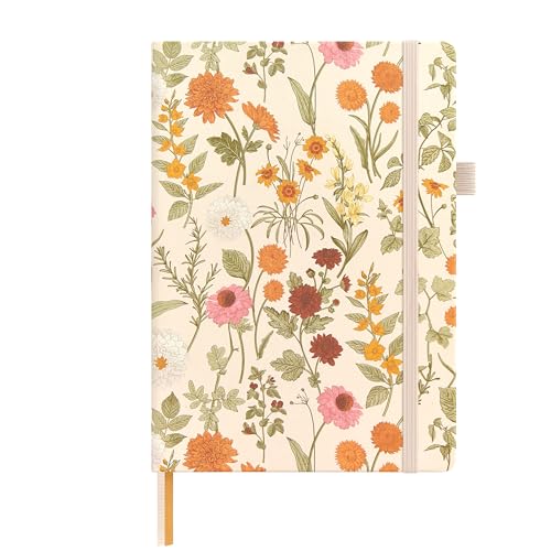 &And Per Se A5 Hardcover Journal Notebook – Multiple Paper Styles - Wild Flowers