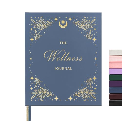 &And Per Se Wellness Journal – Undated Self Care & Mental Health Planner - Stardust Blue