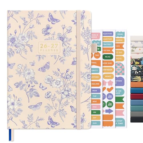 &And Per Se Academic, Teacher & Student Planners – Multiple Styles - Blue Flowers